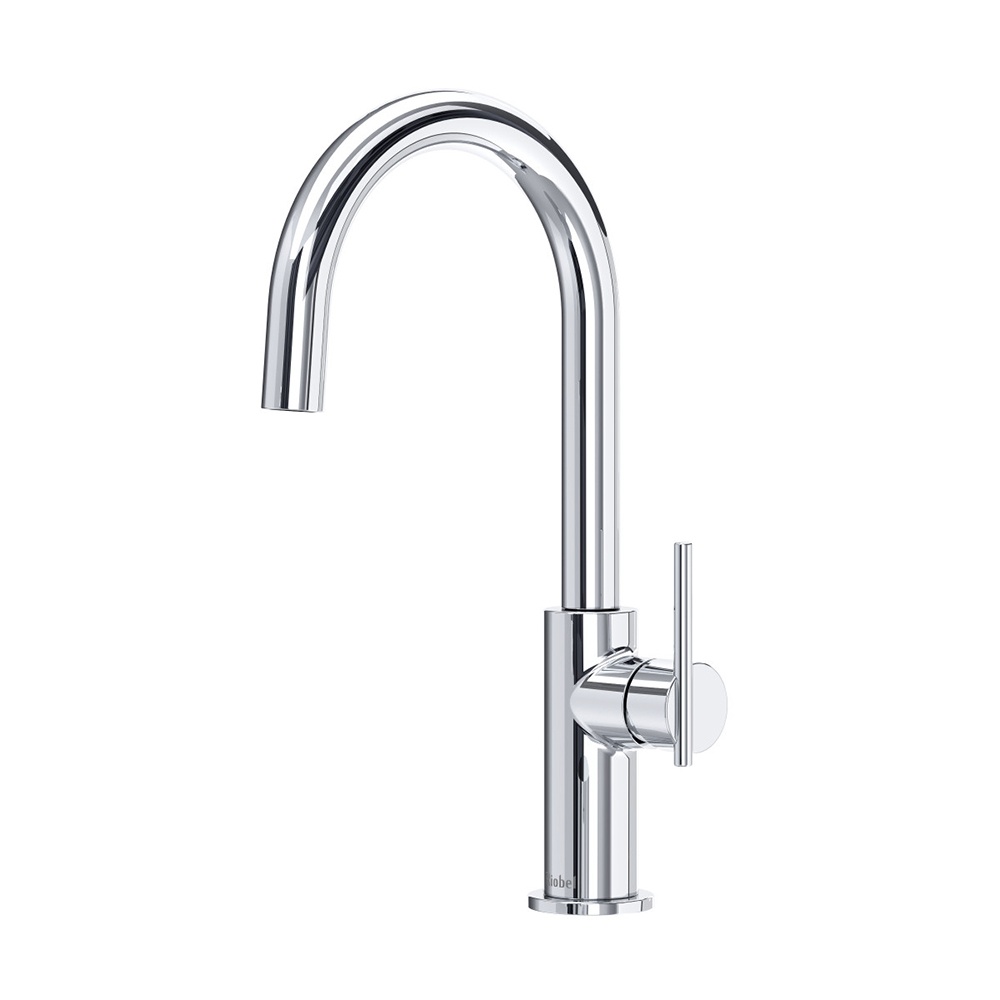 Riobel LT601C Lateral Bar/Food Prep Kitchen Faucet With C-Spout - Chrome