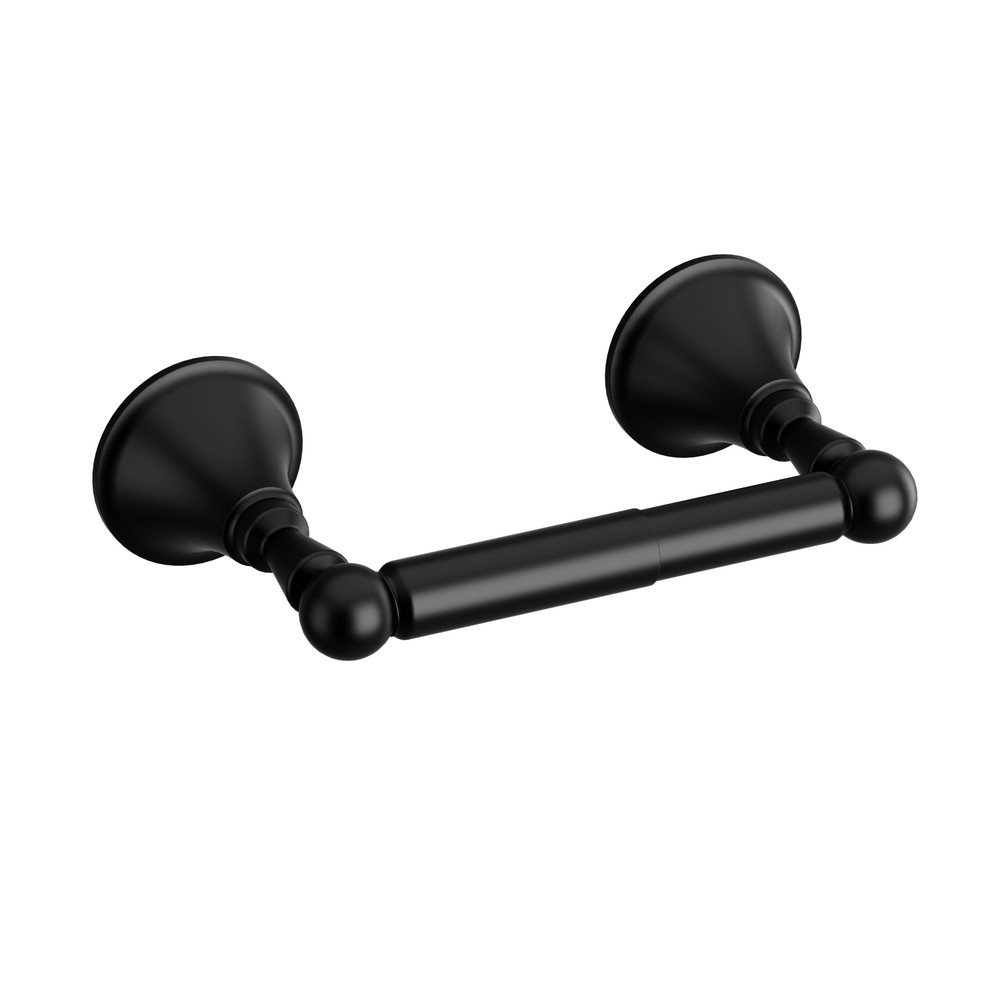 Riobel MM3BK Momenti Toilet Paper Holder - Black