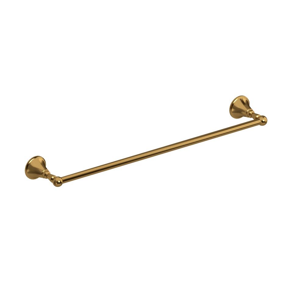 Riobel MM5BG Momenti 24" Towel Bar - Brushed Gold
