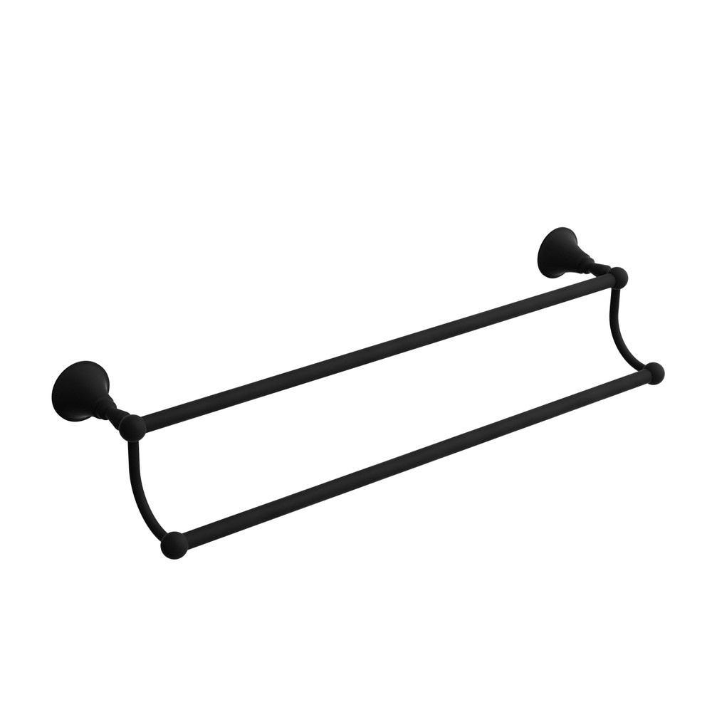 Riobel MM6BK Momenti Double 24" Towel Bar - Black