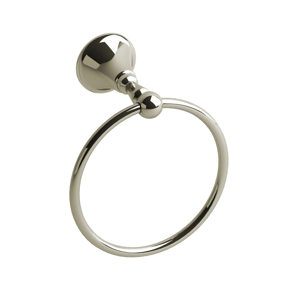 Riobel MM7PN Momenti Towel Ring - Polished Nickel