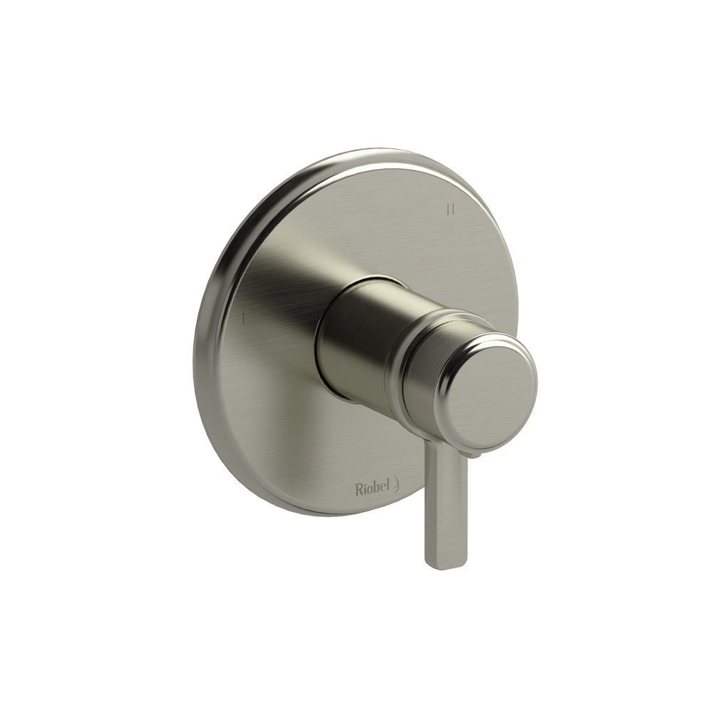 Riobel TMMRD47JBN Momenti 1/2" Therm & Pressure Balance Trim With 3 Functions - Brushed Nickel