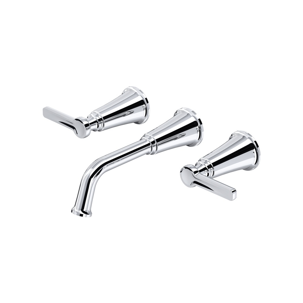 Riobel TMMSQ03JC Momenti Wall Mount Lavatory Faucet Trim - Chrome