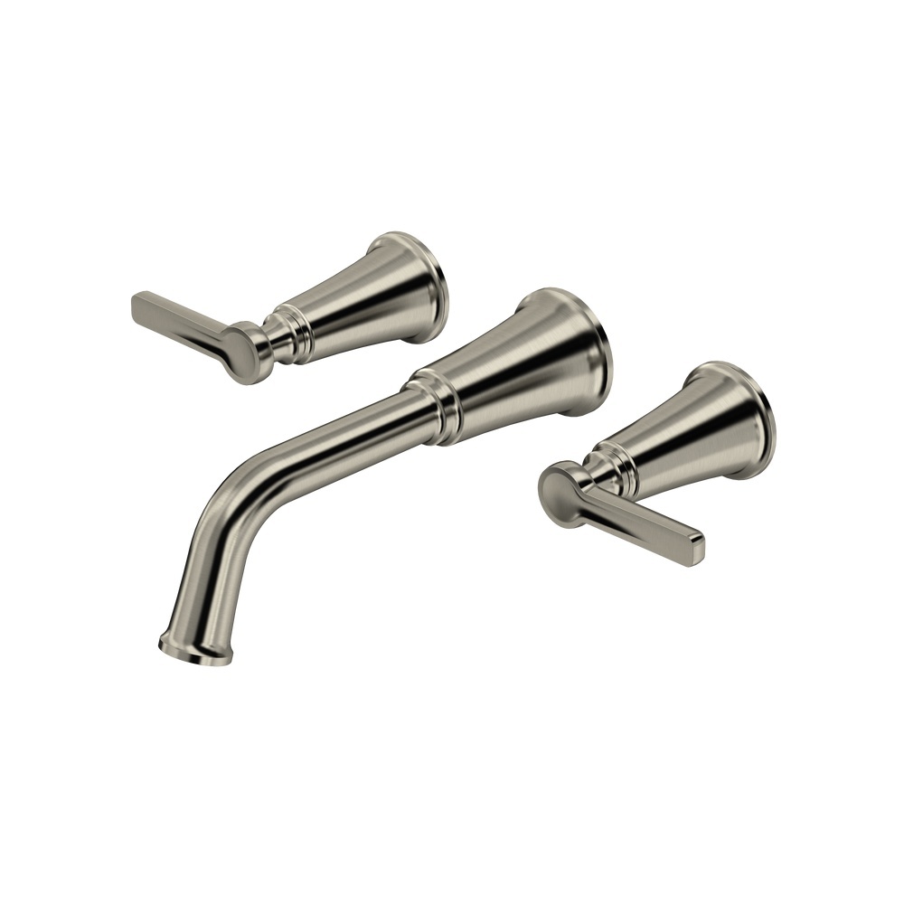Riobel TMMSQ05JBN Momenti Wall Mount Tub Filler Trim - Brushed Nickel