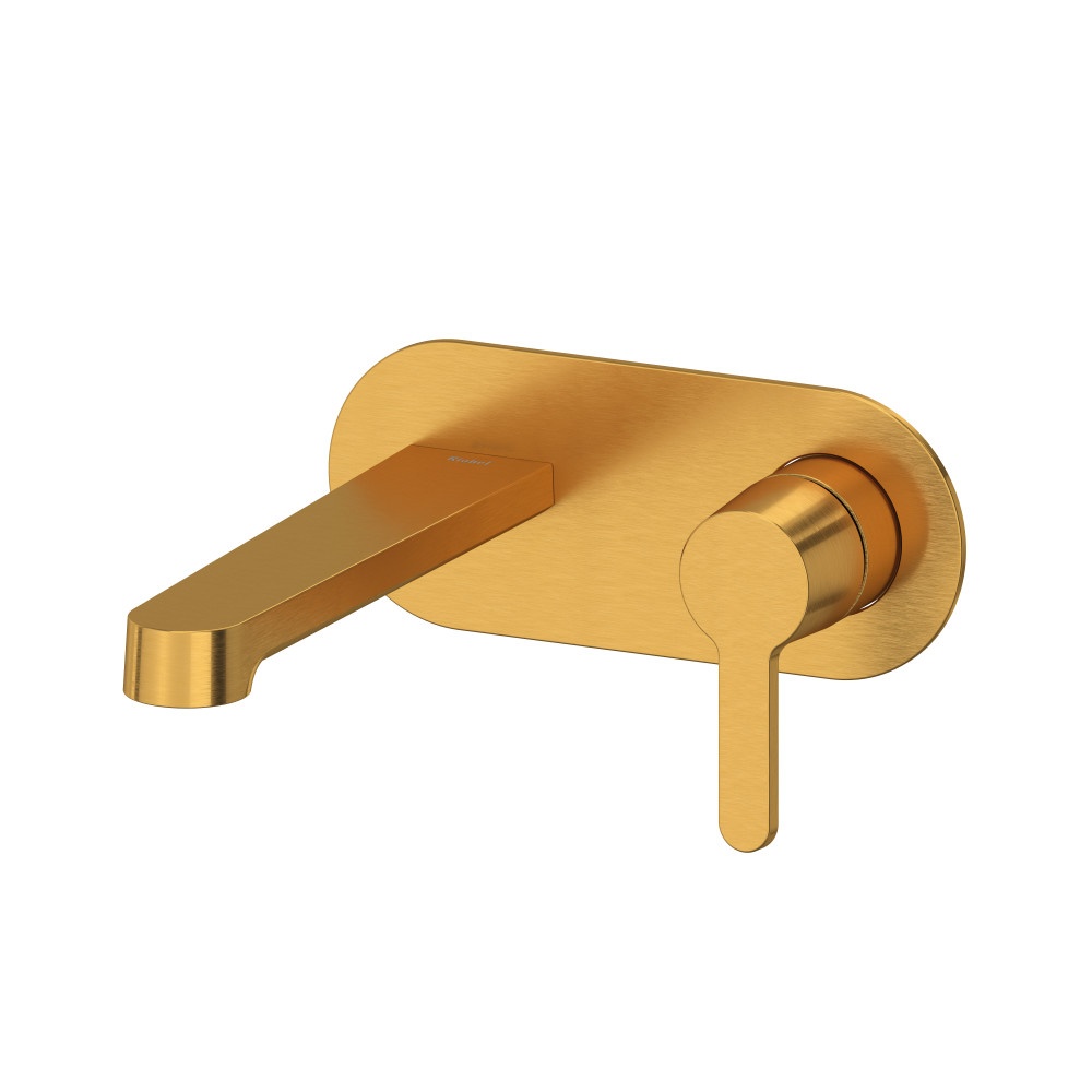 Riobel TNB360BG Nibi Wall Mount 360° Lavatory Faucet Trim - Brushed Gold