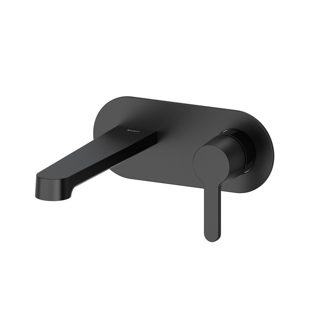 Riobel TNB360BK Nibi Wall Mount 360° Lavatory Faucet Trim - Black