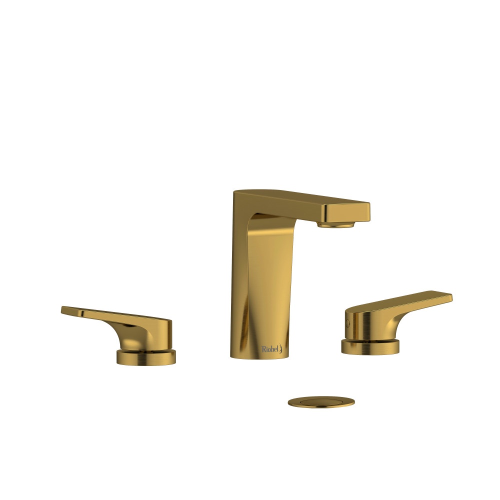 Riobel OD08BG Ode Widespread Lavatory Faucet - Brushed Gold