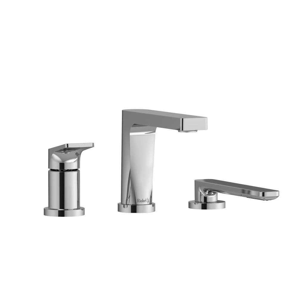Riobel TOD10C Ode 3-Hole Deck Mount Tub Filler Trim - Chrome