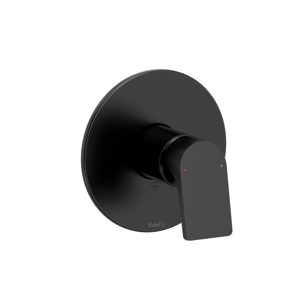 Riobel TOD51BK Ode 1/2" Pressure Balance Trim - Black