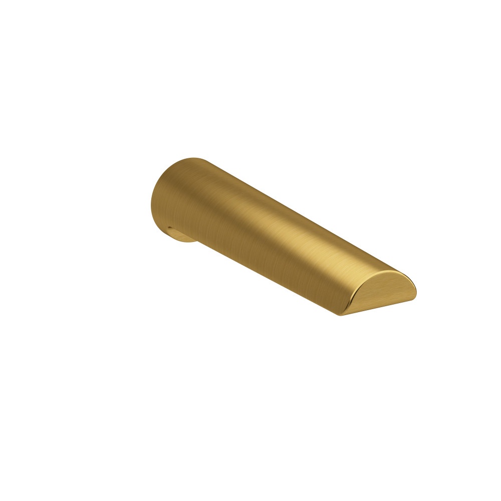 Riobel PB80BG Parabola Wall Mount Tub Spout - Brushed Gold