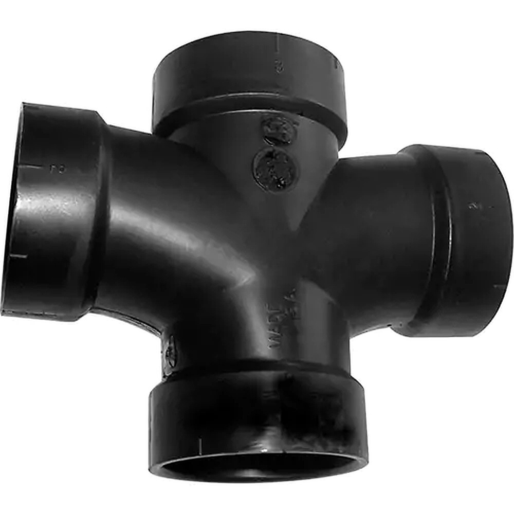 BOW 600338 3" ABS Double Sanitary Tee