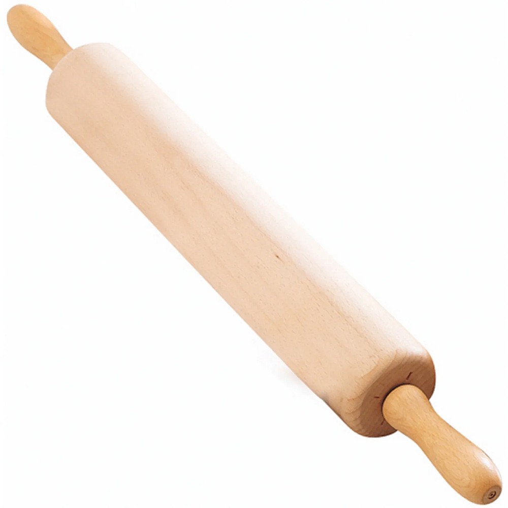 Danesco 10001BBBW 10" Wooden Rolling Pin