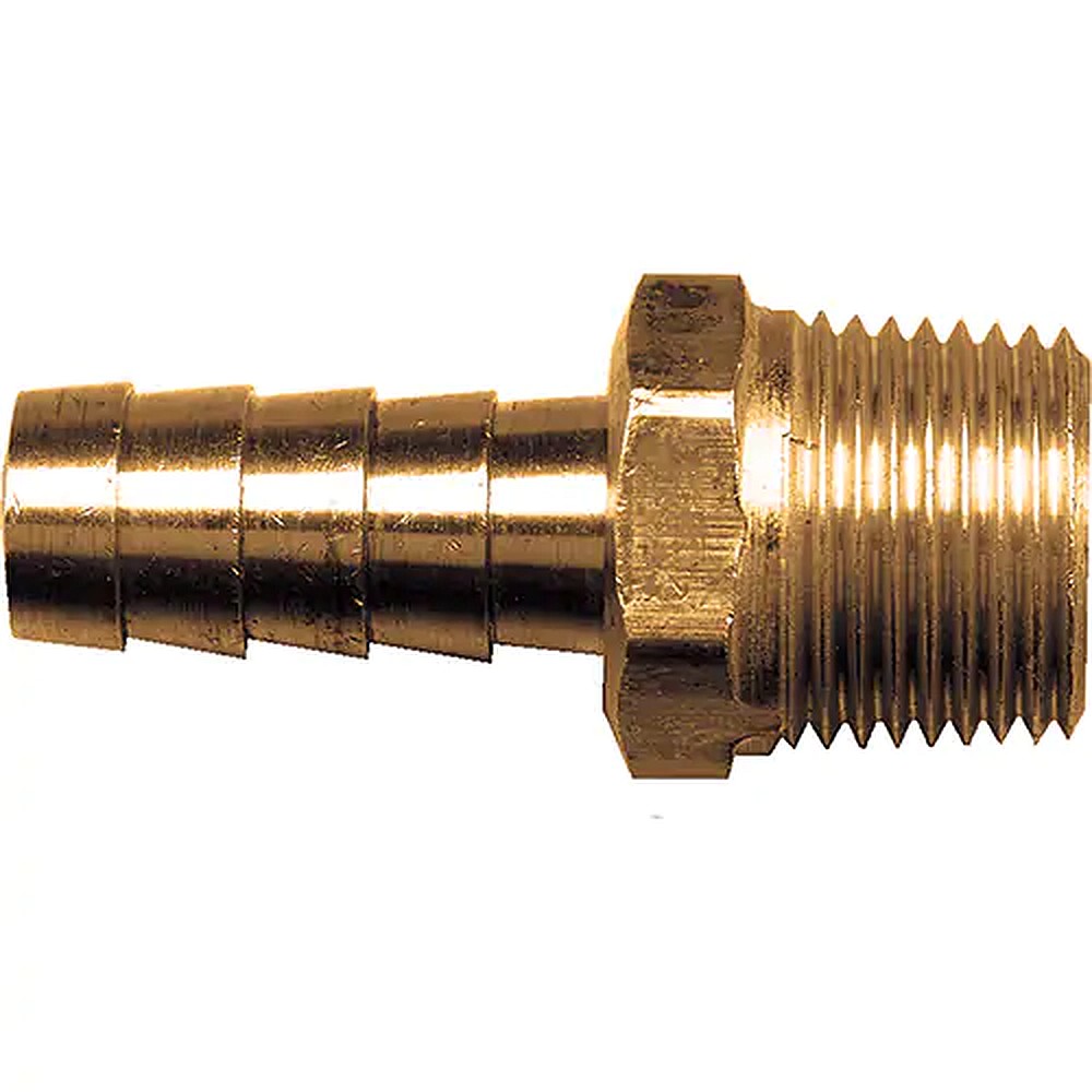 Fairview 125-8B 1/2" x 1/4" Male Hose Barb - Brass