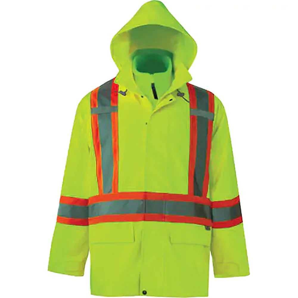 Viking 6400JG-XL XL 3-in-1 High-Vis Journeyman Jacket - Lime Yellow