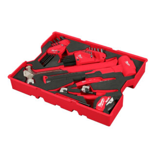 Milwaukee 48-22-0161 Hex Key & Hammer Set with Tray for PACKOUT™ Drawers, 28 Pack