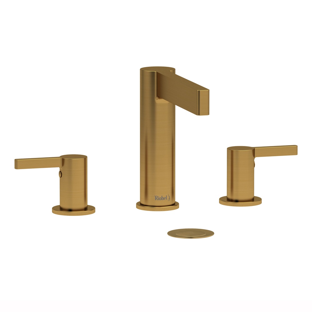Riobel PX08BG Paradox Widespread Lavatory Faucet - Brushed Gold