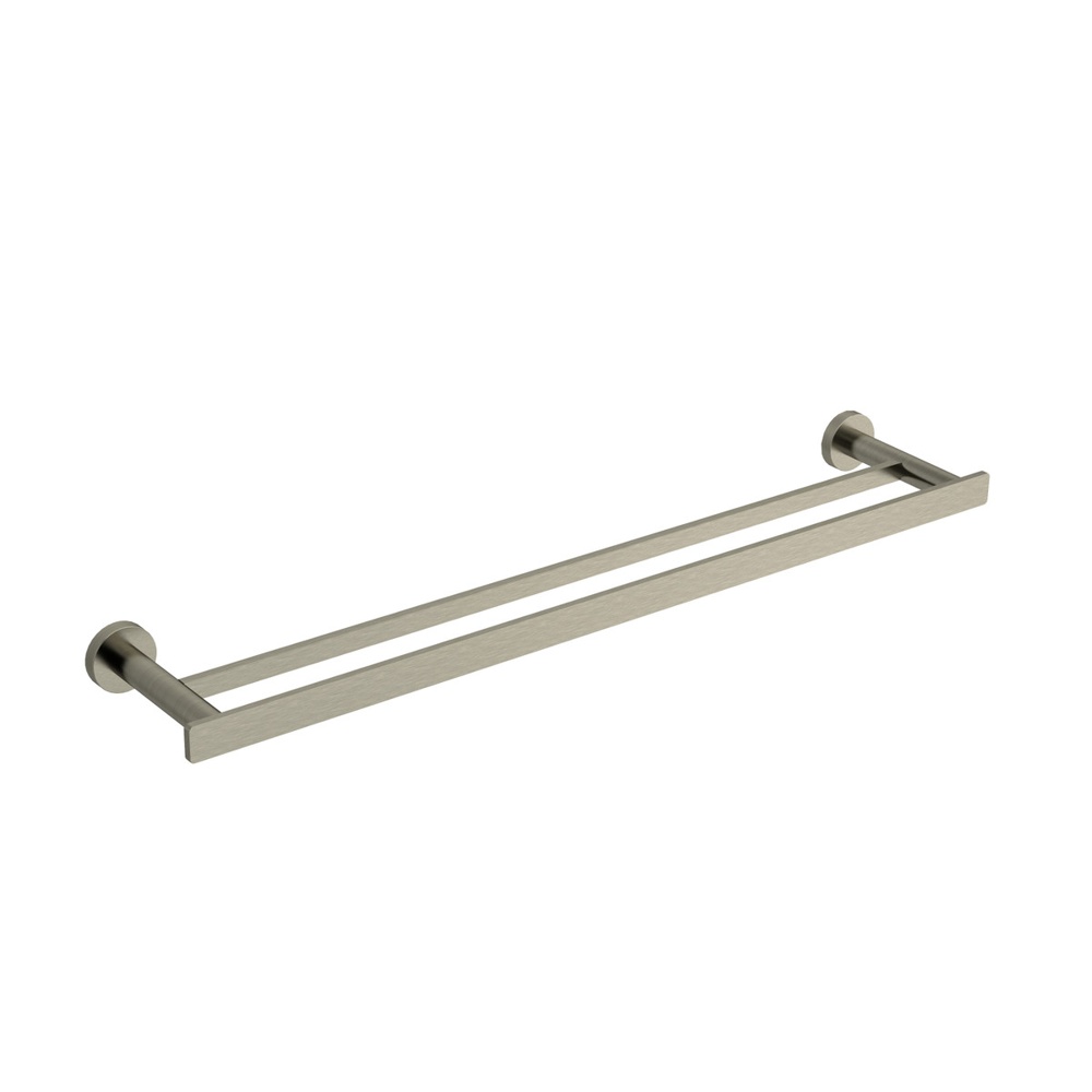 Riobel PX6BN Paradox Double 24" Towel Bar - Brushed Nickel