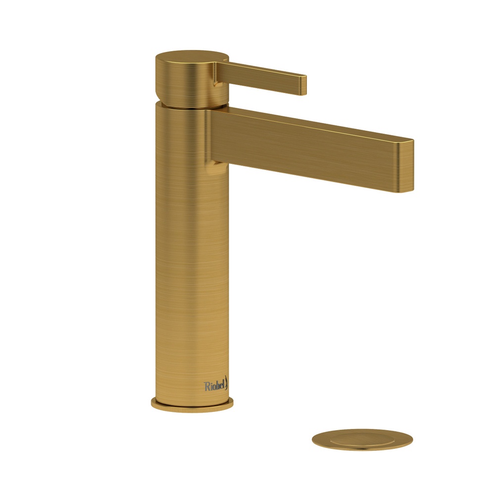 Riobel PXS01BG Paradox Single Handle Lavatory Faucet - Brushed Gold