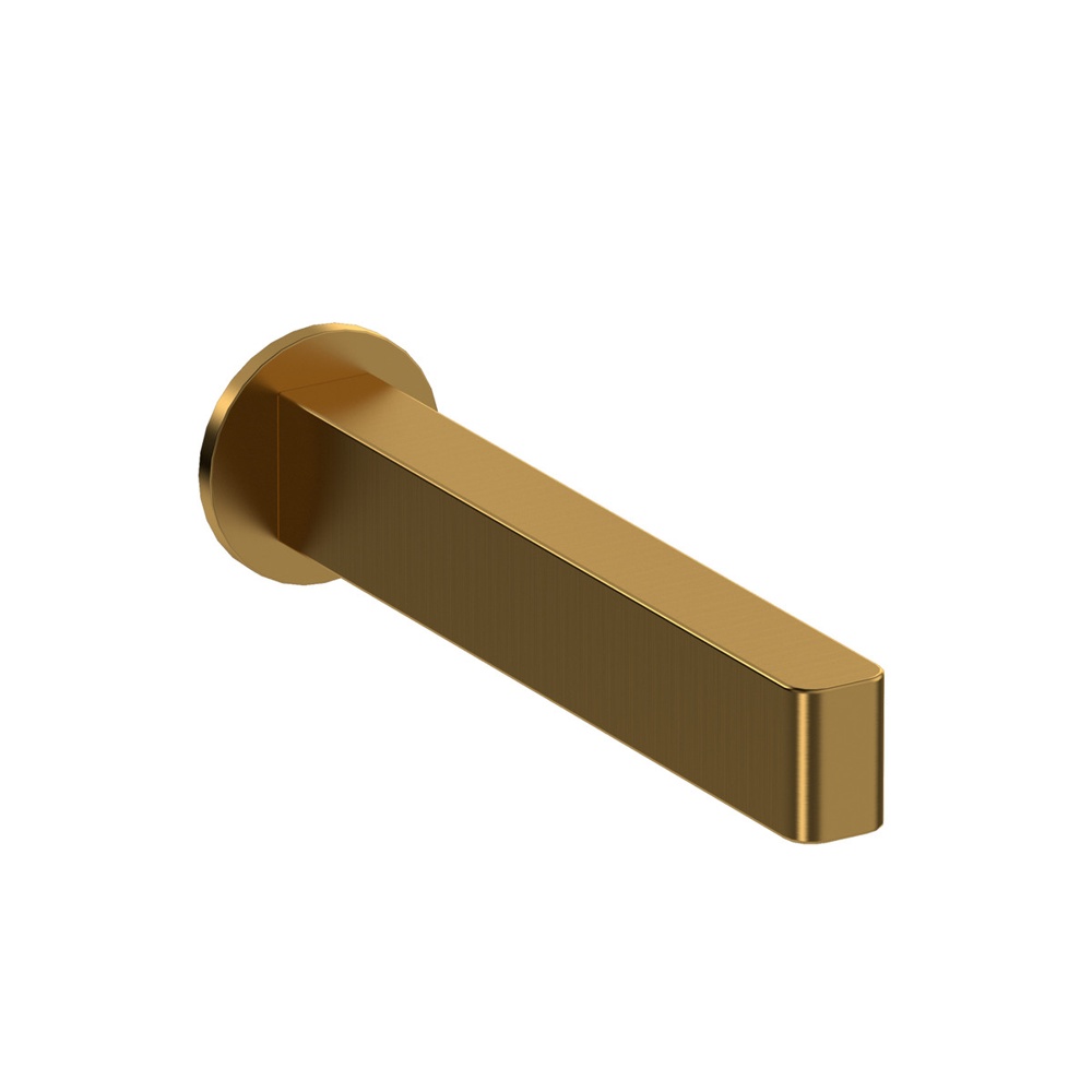 Riobel PXTM80BG Paradox Wall Mount Tub Spout - Brushed Gold