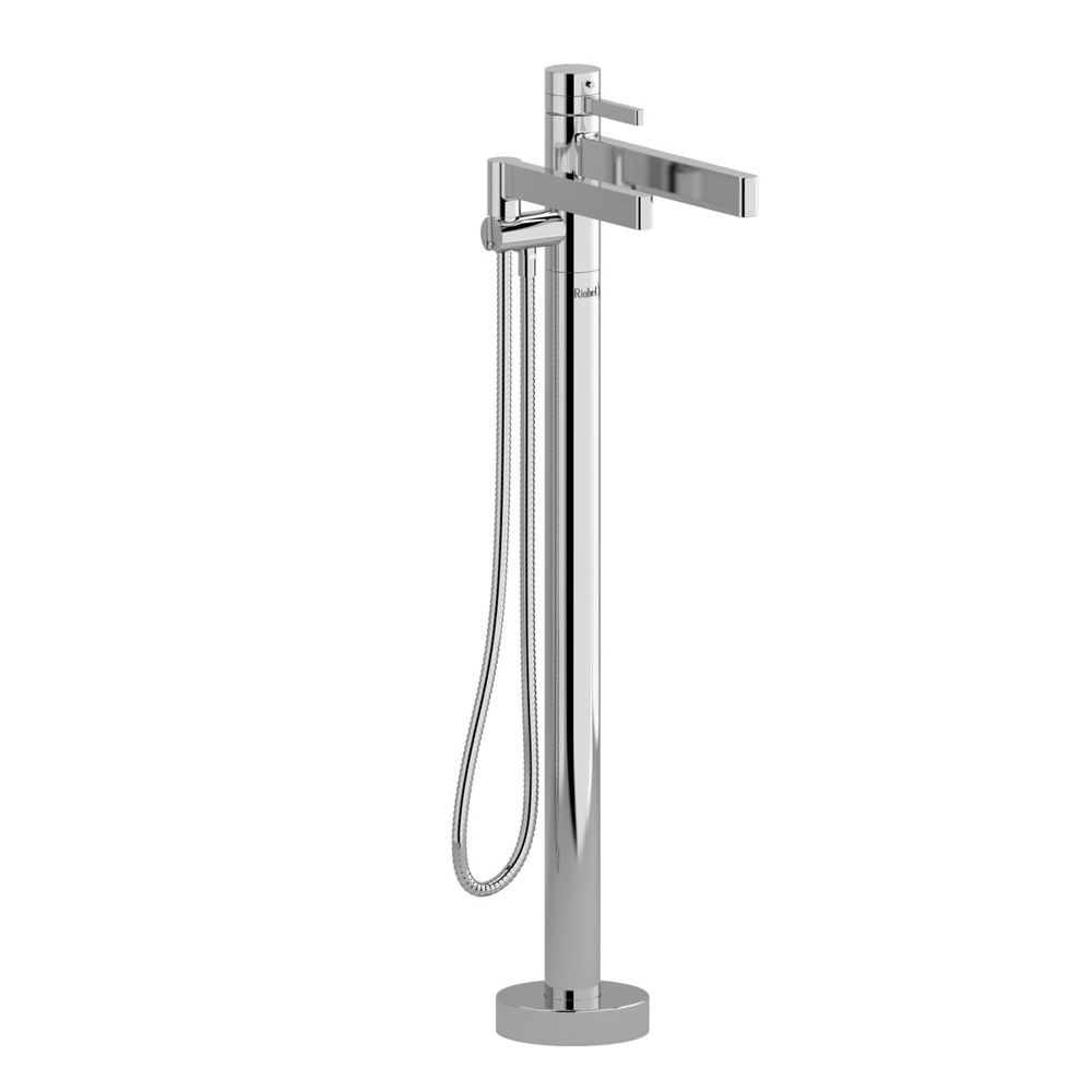 Riobel TPX39C Paradox Thermostatic Single Hole Floor Mount Tub Filler Trim - Chrome