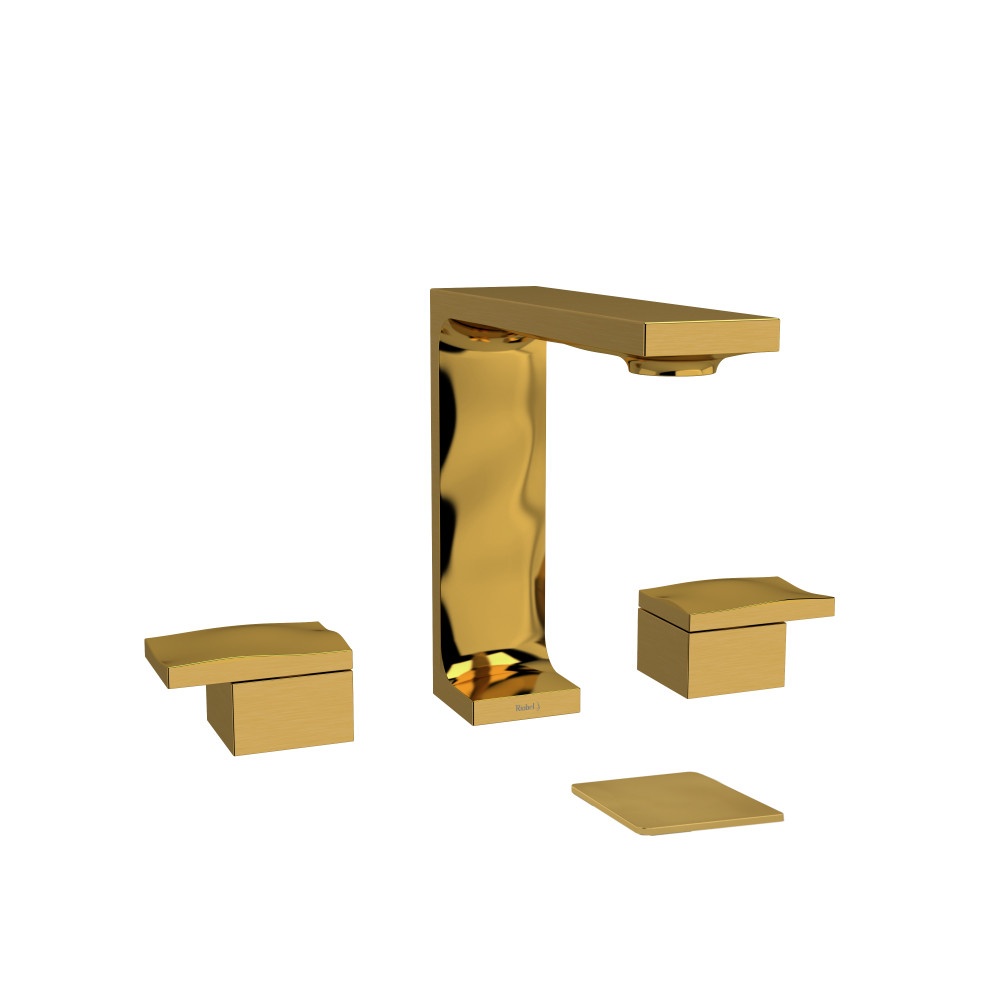 Riobel RF08BG Reflet Widespread Lavatory Faucet - Brushed Gold