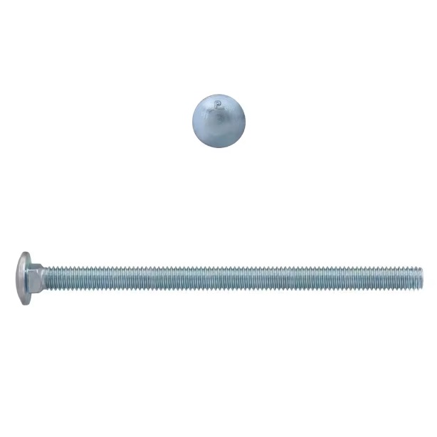 Fasteners & Fittings 300137 3/8" x 6" Grade-2 Galvanized Carriage Bolt, 50 Pack