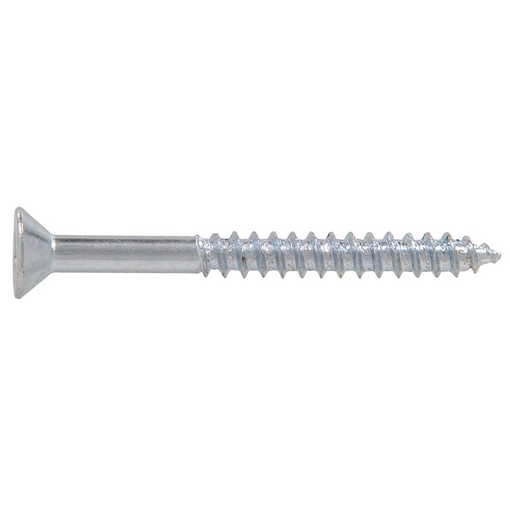 Hillman 128028 #12 x 2-1/2" Flat Head Wood Screw - Zinc