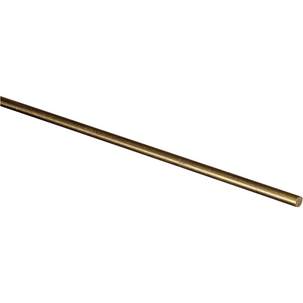 Hillman 11517 1/8" x 3ft Round Rod - Brass