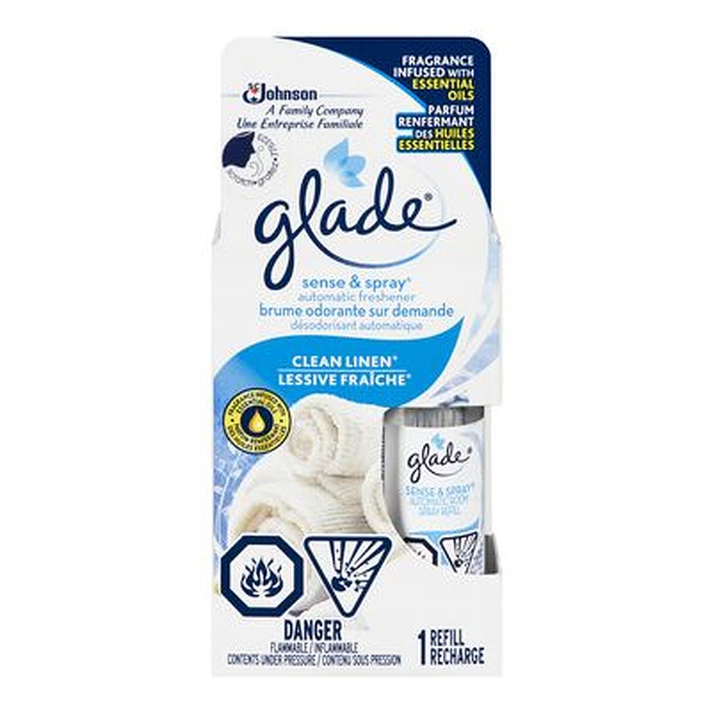 Glade 841138 Sense & Spray Refill - Crisp Linen
