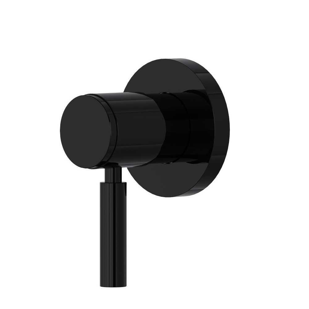 Riobel TRU18W1LMBK Riu Trim For Volume Control And Diverter - Black
