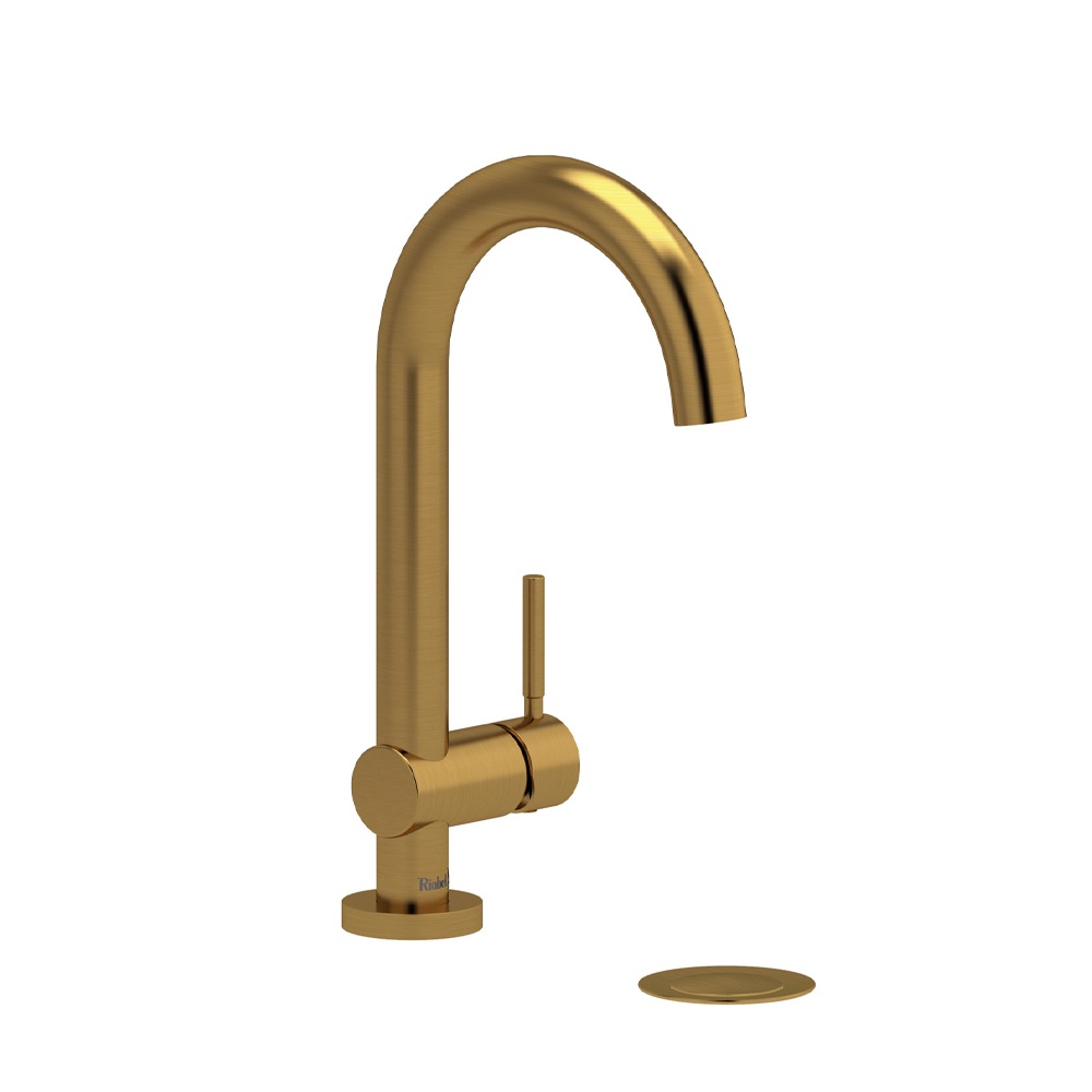 Riobel RU01BG Riu Single Handle Lavatory Faucet - Brushed Gold