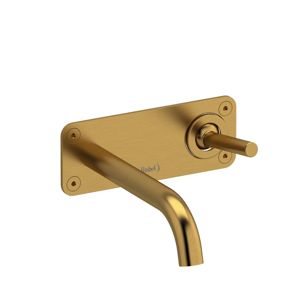 Riobel RU11BG Riu Wall Mount Lavatory Faucet - Brushed Gold