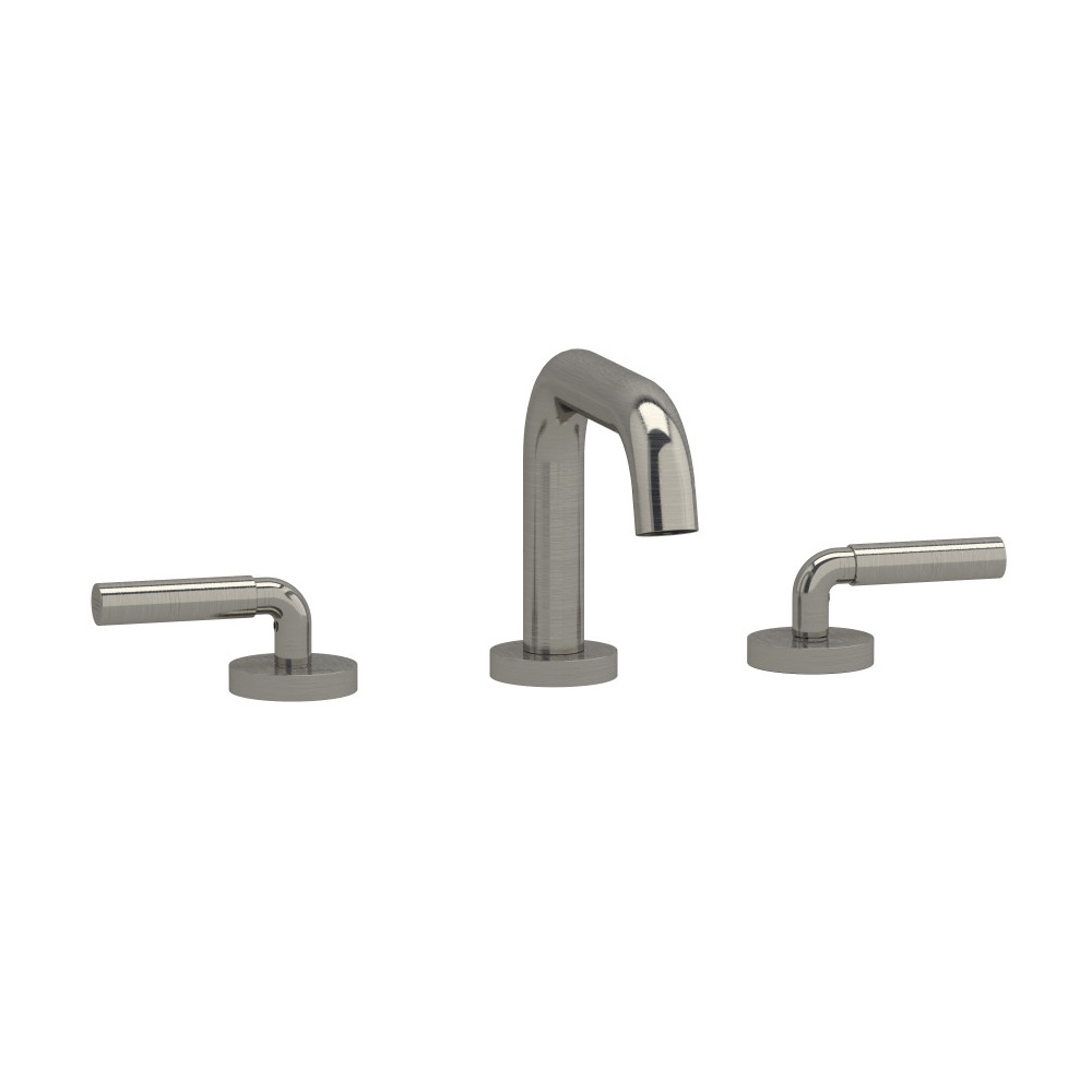 Riobel RUSQ08LBN Riu Widespread Lavatory Faucet With U-Spout - Brushed Nickel