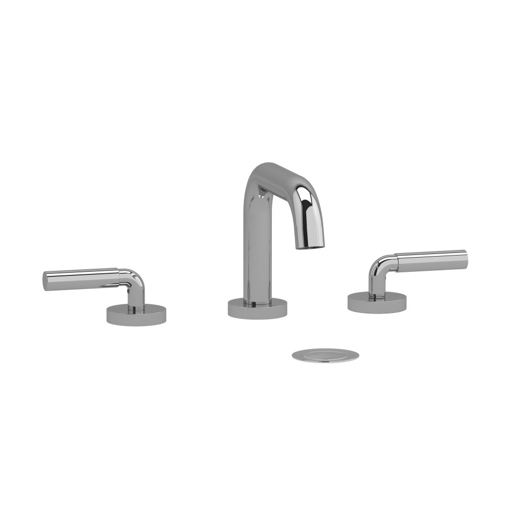 Riobel RUSQ08LC Riu Widespread Lavatory Faucet With U-Spout - Chrome