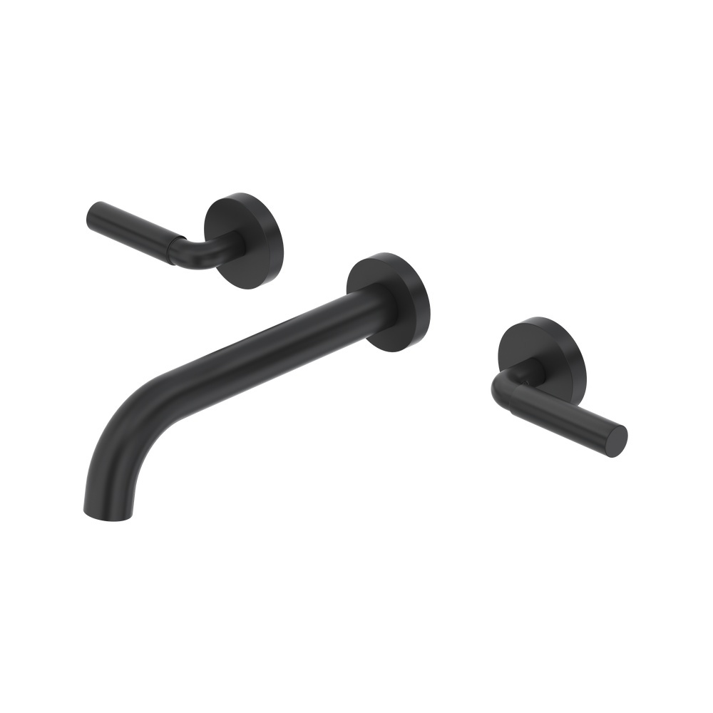 Riobel TRU03LBK Riu Wall Mount Lavatory Faucet Trim - Black