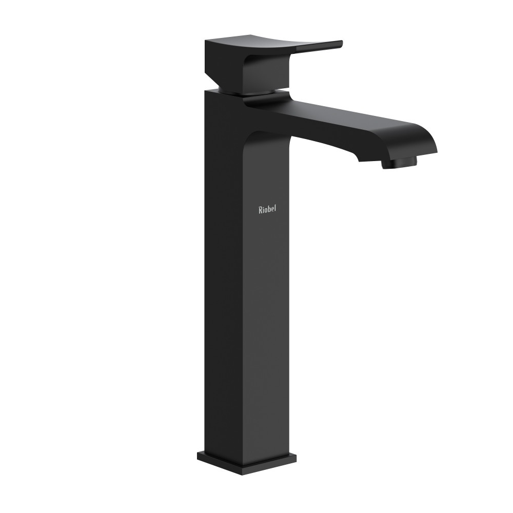 Riobel ZL01BK Zendo Single Handle Tall Lavatory Faucet - Black