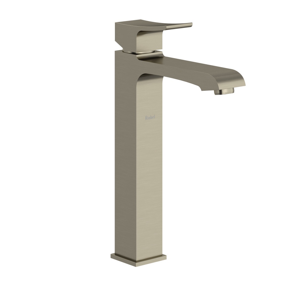 Riobel ZL01BN Zendo Single Handle Tall Lavatory Faucet - Brushed Nickel
