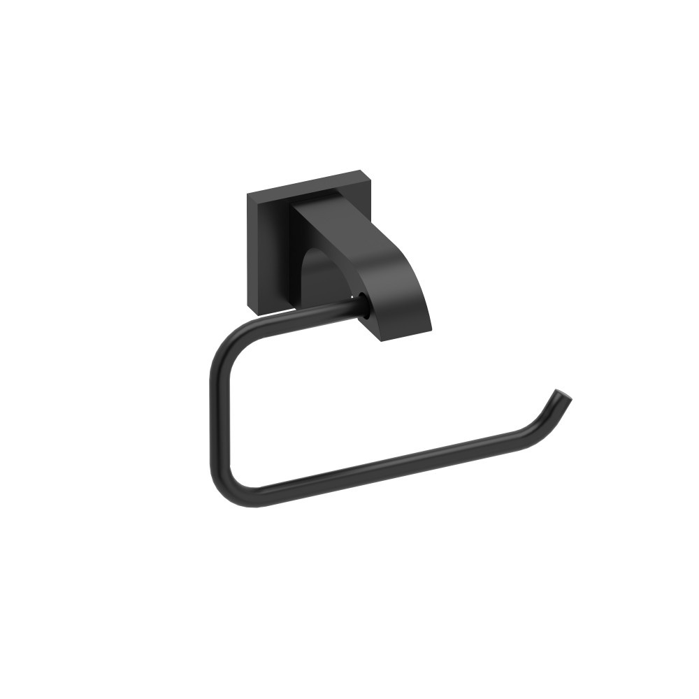 Riobel ZO3BK Zendo Toilet Paper Holder - Black