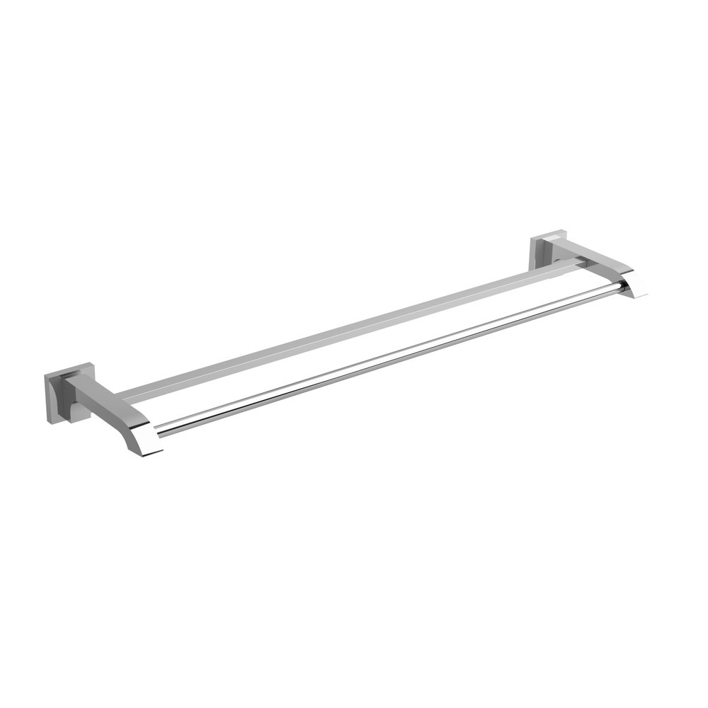 Riobel ZO6C Zendo Double 24" Towel Bar - Chrome
