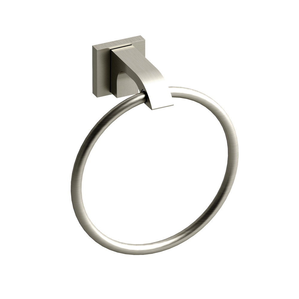 Riobel ZO7BN Zendo Towel Ring - Brushed Nickel
