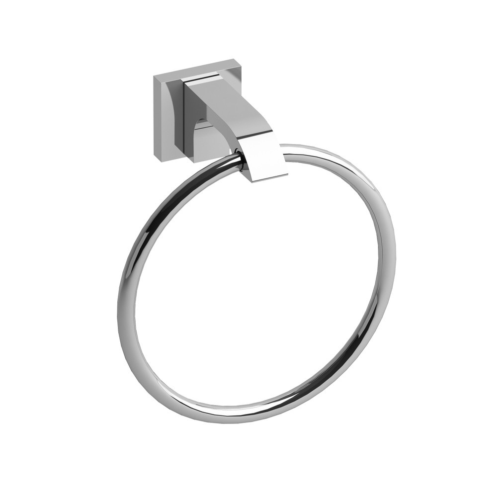 Riobel ZO7C Zendo Towel Ring - Chrome