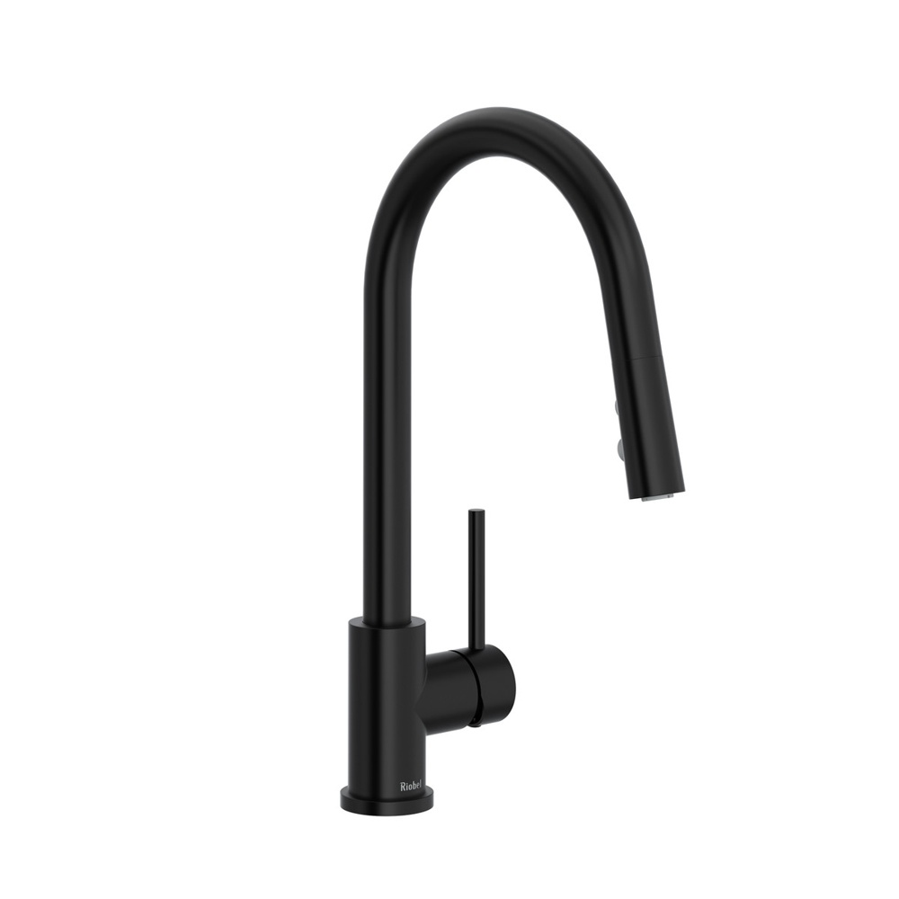 Riobel JL101BK Joli Pull-Down Kitchen Faucet - Black