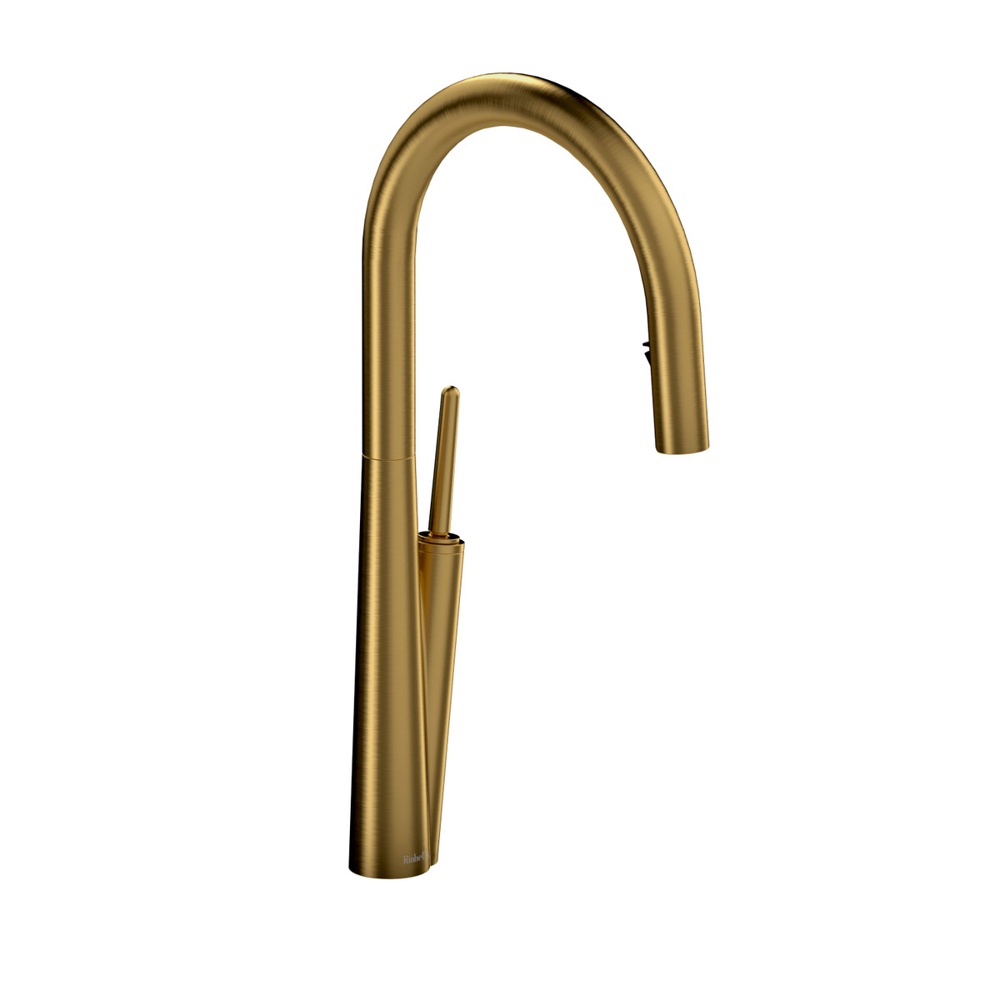 Riobel SC101BG Solstice Pull-Down Kitchen Faucet - Brushed Gold