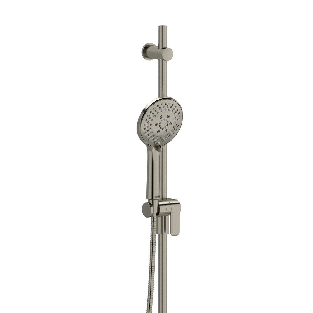Riobel 1010BN Handshower Set With 36" Slide Bar and 6-Function Handshower - Brushed Nickel
