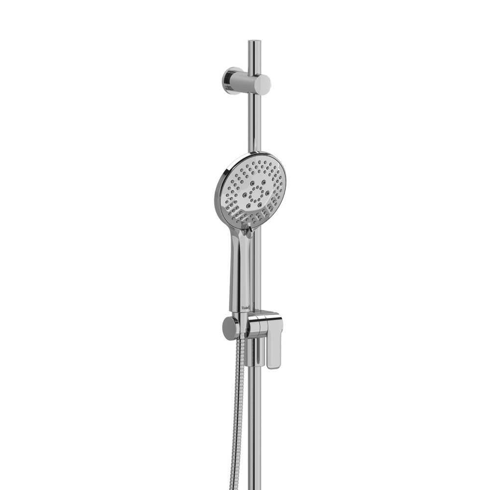 Riobel 1010C Handshower Set With 36" Slide Bar and 6-Function Handshower - Chrome