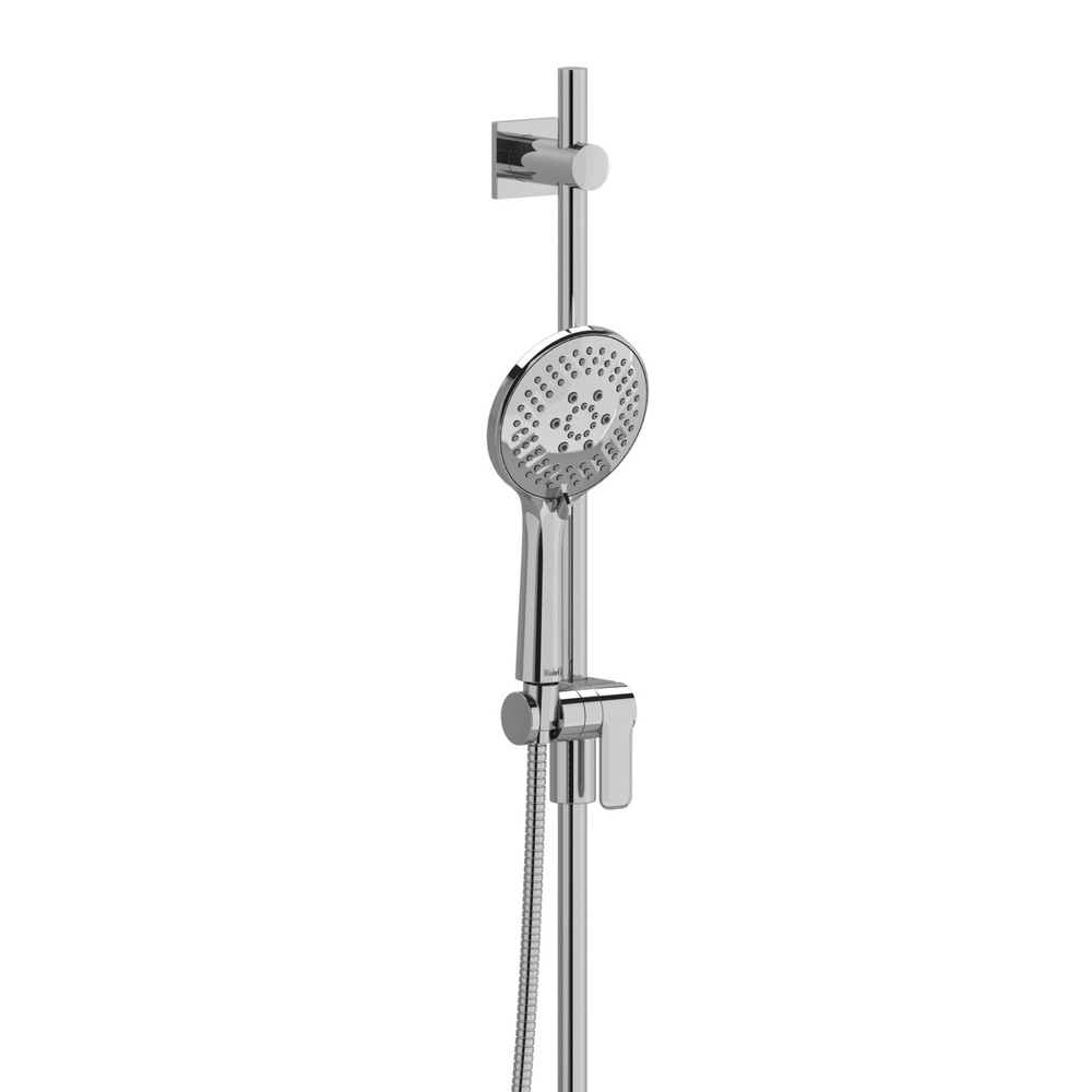 Riobel 2020C Handshower Set With 36" Slide Bar and 6-Function Handshower - Chrome