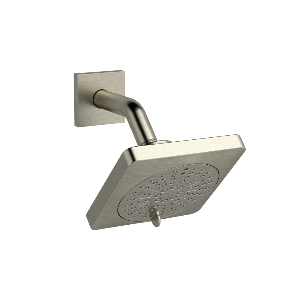Riobel 343BN-WS 5" 6-Function Showerhead With Arm - Brushed Nickel