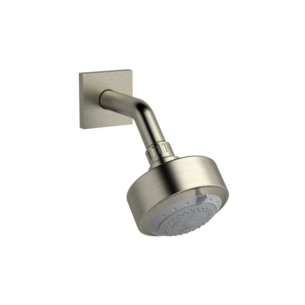 Riobel 346BN 4" 3-Function Showerhead With Arm - Brushed Nickel