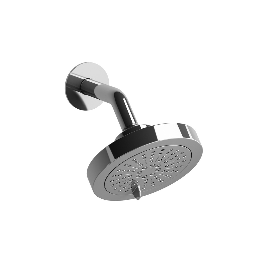 Riobel 366C-WS 6" 6-Function Showerhead With Arm - Chrome
