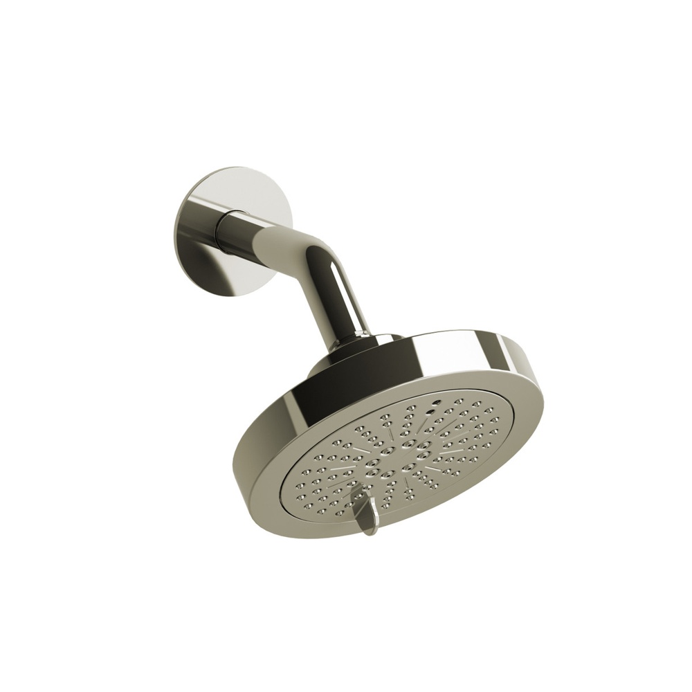 Riobel 366PN-WS 6" 6-Function Showerhead With Arm - Polished Nickel